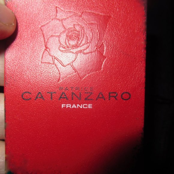 NWT Patrice Catanzaro Black Vinyl South Beach Boxer Shorts Size M - Picture 7 of 8